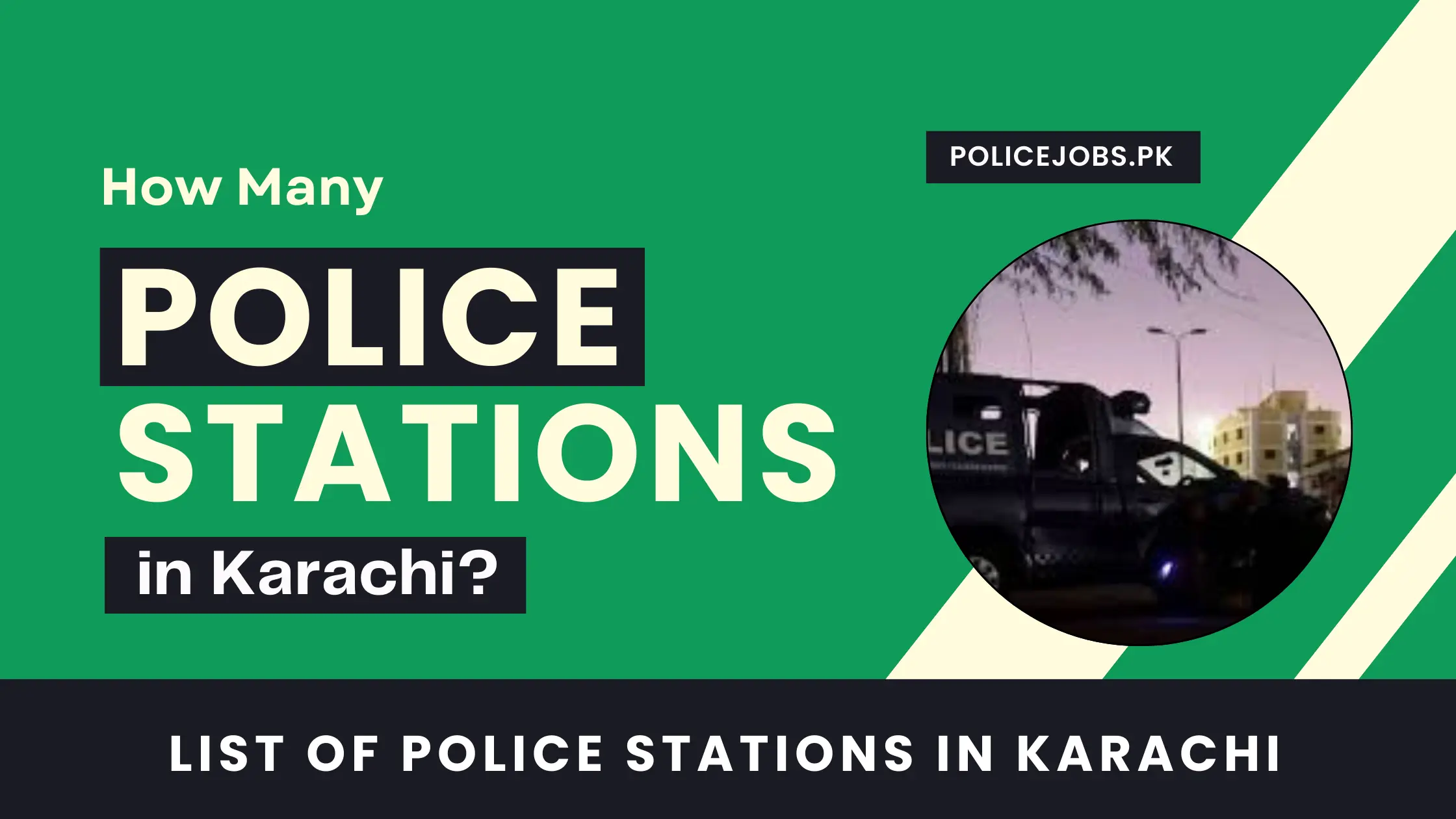 How Many Police Stations in Karachi