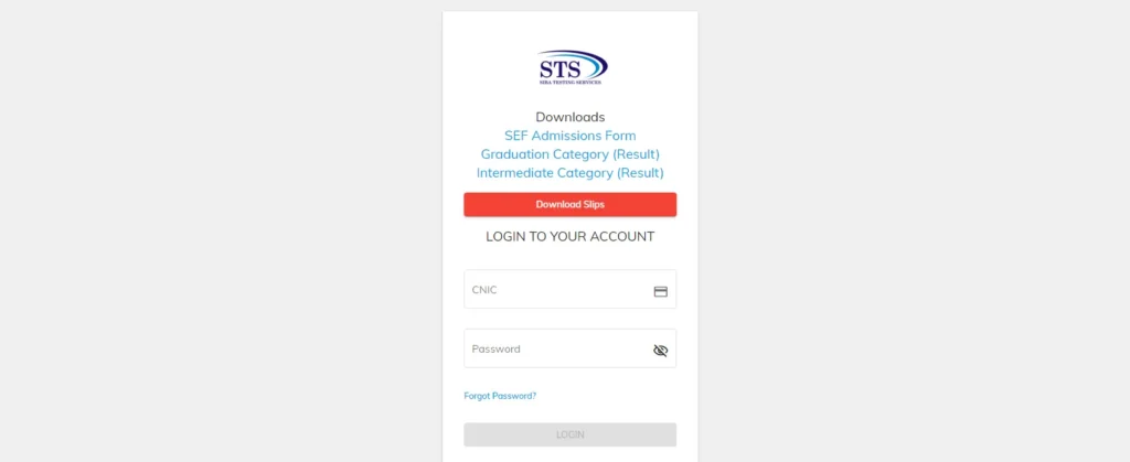 STS Login